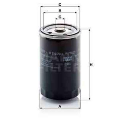 MANN FILTER MANN-FILTER Filtre &agrave; huile W 719/29 OPEL FRONTERA
