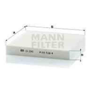 MANN FILTER Filtre, air de l'habitacle MANN-FILTER CU 2345
