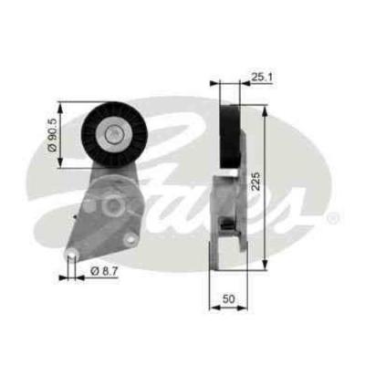 GATES  Galet tendeur (courroie d'accessoire) T38234 PEUGEOT 306