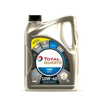 TOTAL Huile Moteur 7000 10w40 Die 5l  - La Bouteille De 5l