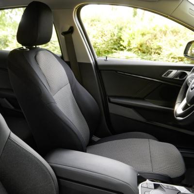 DBS Jeu De Housse Sur Mesure Pour Peugeot 308 4/5 Places  En Polyester Gris Et Noir