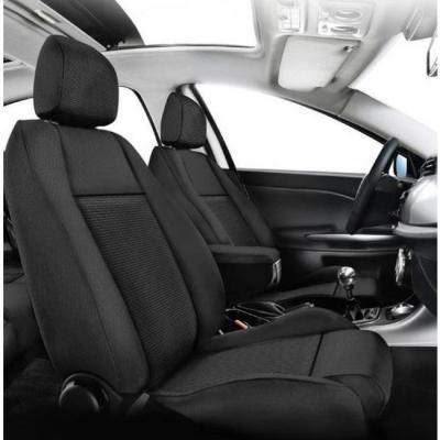 BANCAREL Jeu De Housses Sur Mesure 2 Si&egrave;ges Avant Voiture  Tissu Damier Da2