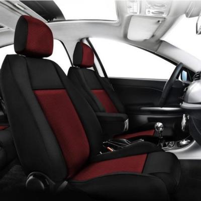 BANCAREL Jeu De Housses Sur Mesure 2 Si&egrave;ges Avant Voiture  Tissu Metalika Me1