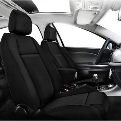 BANCAREL Jeu De Housses Sur Mesure 2 Si&egrave;ges Avant Voiture  Tissu Metalika Me3