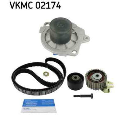 SKF Pompe &agrave; eau + kit de courroie de distribution  VKMC 02174