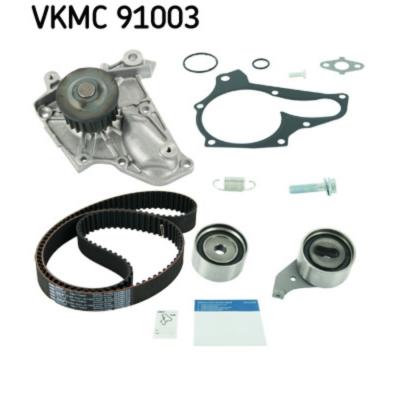 SKF Pompe &agrave; eau + kit de courroie de distribution  VKMC 91003
