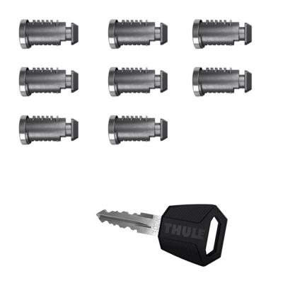 THULE  - 450800 - Barillets x8 et Une cl&eacute; Unique One Key System 8-Pack