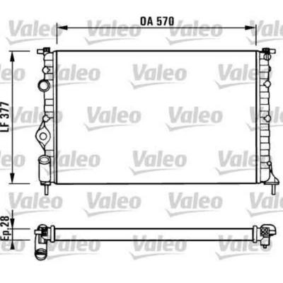 VALEO  731379 Radiateur, refroidissement du moteur