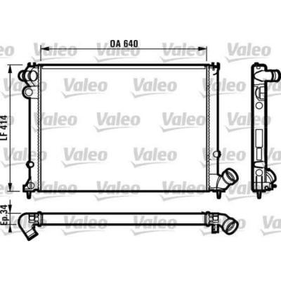 VALEO  731382 Radiateur, refroidissement du moteur
