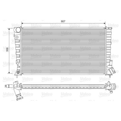 VALEO  732518 Radiateur, refroidissement du moteur