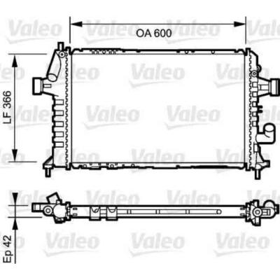 VALEO  734322 Radiateur, refroidissement du moteur