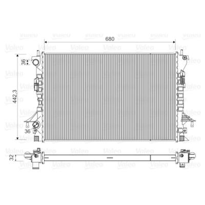VALEO  735489 Radiateur, refroidissement du moteur