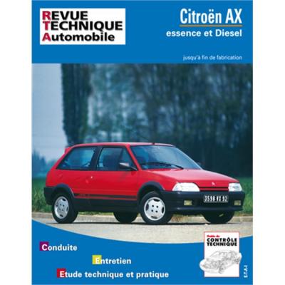 ETAI E.T.A.I - Revue Technique Automobile 100.1 - CITROEN AX - 1986 &agrave; 1998