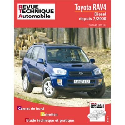 ETAI E.T.A.I - Revue Technique Automobile 662 - TOYOTA RAV4 II - 2000 &agrave; 2003