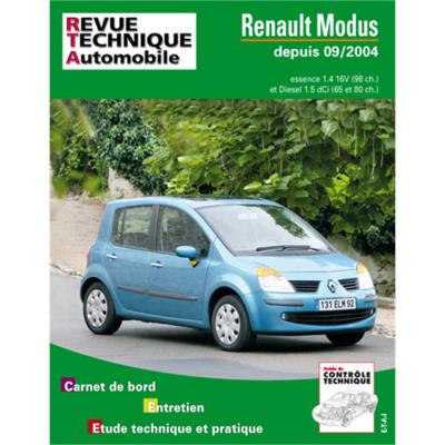 ETAI E.T.A.I - Revue Technique Automobile 689 - RENAULT MODUS - 2004 &agrave; 2007