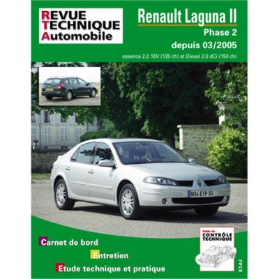 ETAI Revue Technique Pour Renault Laguna Ii Phase 2.2.0 16v-2.0dci 03-2005