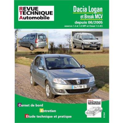 ETAI E.T.A.I - Revue Technique Automobile B727.5 - DACIA LOGAN I PHASE 1 et 2 - 2005 &agrave; 2012