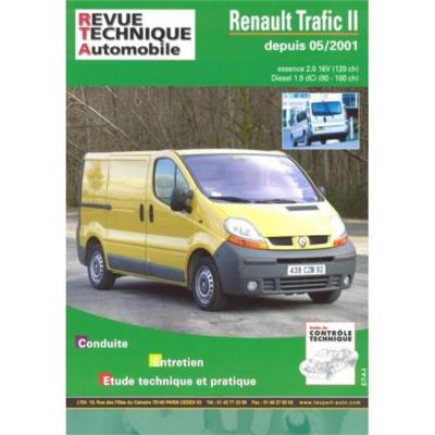 ETAI E.T.A.I - Revue Technique Automobile 412 - RENAULT TRAFIC II - 2001 &agrave; 2006