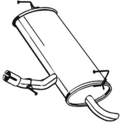 BOSAL Silencieux arriere  145-285 (X1)