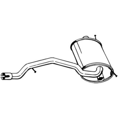 BOSAL Silencieux arriere  154-491 (X1)