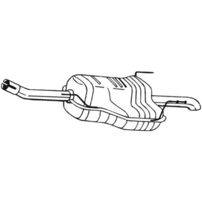 BOSAL Silencieux arriere  185-129 (X1)