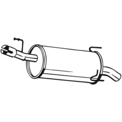 BOSAL Silencieux arriere  185-363 (X1)