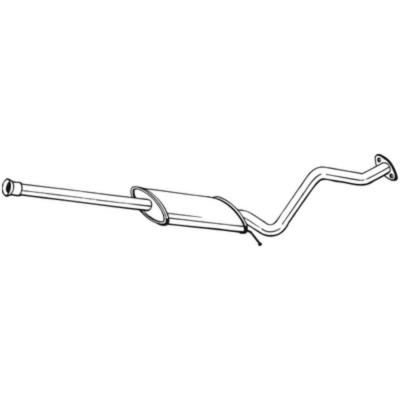 BOSAL  Silencieux interm&eacute;diaire 284-307 HYUNDAI GETZ