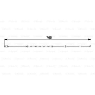 BOSCH Contact davertissement usure des plaquettes de frein AP290 