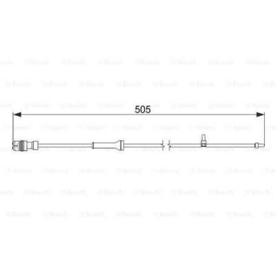 BOSCH Contact davertissement usure des plaquettes de frein AP242 