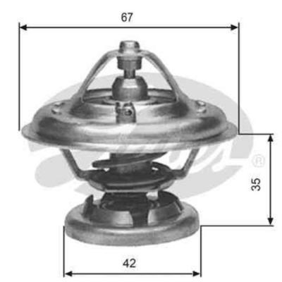 GATES Thermostat/calorstat  TH12680G1 (X1)