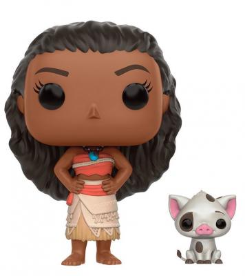 FUNKO Vaiana, la L&eacute;gende du Bout du Monde - Figurine POP! Vaiana & Pua 9 cm