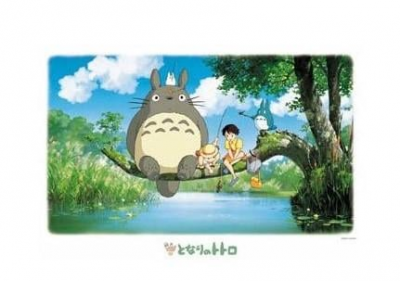 ENSKY Mon voisin Totoro jigsaw puzzle 1000 pi&egrave;ces will Totoro catch a fish 
