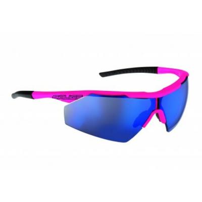 SALICE  004RW Lunettes de Soleil, Fuchsia/RW Bleu