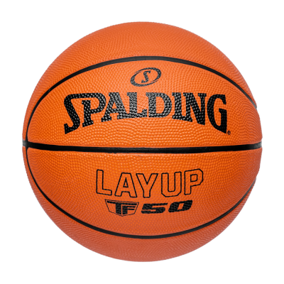 SPALDING Ballon de basket  Layup tf50 t5 basket Orange Taille : Unique