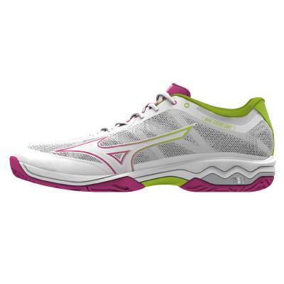 MIZUNO Chaussures De Padel Blanche Femme  Wave Exceed Light - 40 1/2