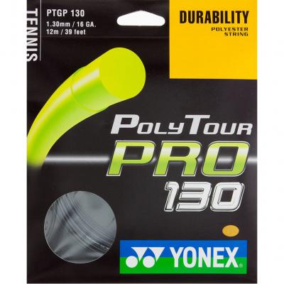 YONEX  Poly Tour Pro 12 M Tennis Single String Jaune 1.30 mm