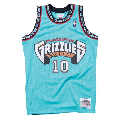 MITCHELL & NESS Maillot NBA - Mike Bibby - Memphis Grizzlies 1998-99 - Vert - Taille M (L Fran&ccedil;ais) - Mitchell & Ness 