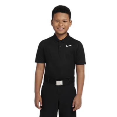 NIKE Polo enfant Dri-FIT Victory  pour enfants. Couleur: Noir 