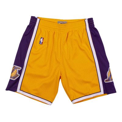 MITCHELL & NESS Mitchell&Ness 2.0 La Lakers Shorts, Or Clair/Violet, M Homme