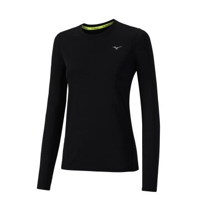 MIZUNO  Impulse Core Long Sleeve T-shirt Noir S Femme
