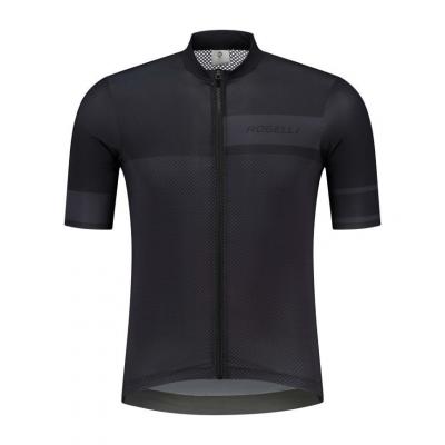 ROGELLI Maillot manches courtes velo  block homme noir