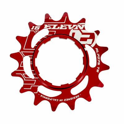 ELEVN Pignon  aluminium shimano rouge