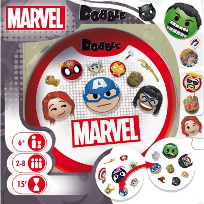 ASMODEE Jeu d&rsquo;ambiance  Dobble Marvel Emoji