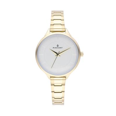 RADIANT Montre femme radieuse V&eacute;nus or blanc RA511205 secondes sph&egrave;re en acier inoxydable