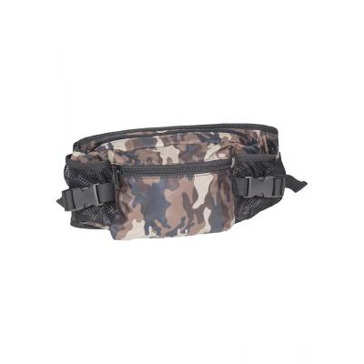 URBAN CLASSICS Sac Urban Classic Nylon Hip - Noir / Camouflage Marron