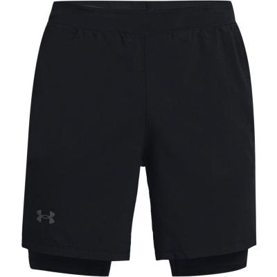 UNDER ARMOUR  Launch 7'' 2N1 Short Homme Noir 3XL