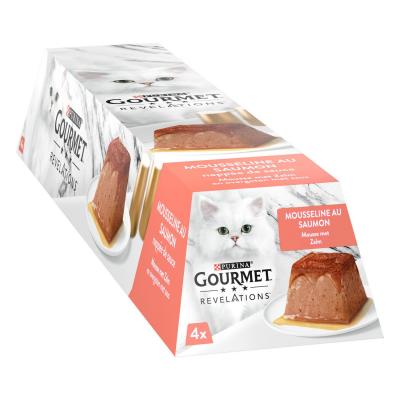 GOURMET Lot  Revelations Mousseline 24 x 57 g pour chat - saumon
