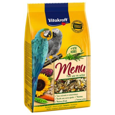 VITAKRAFT Aliment Pour Oiseaux Perroquets  - Le Sachet De 900 G
