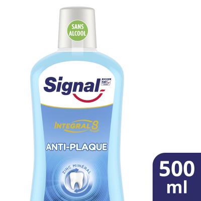  Bain de bouche Integral 8 Anti-plaque, Signal (500 ml)