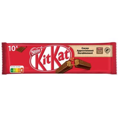 KITKAT NESTLE  Gaufrettes enrob&eacute;es de chocolat au lait - 10x 41,5 g